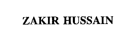 ZAKIR HUSSAIN