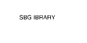 SBG IBRARY