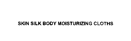 SKIN SILK BODY MOISTURIZING CLOTHS