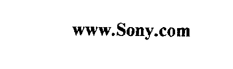 WWW.SONY.COM