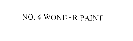 NO. 4 WONDER PAINT