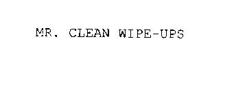 MR. CLEAN WIPE-UPS