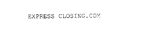 EXPRESS CLOSING.COM