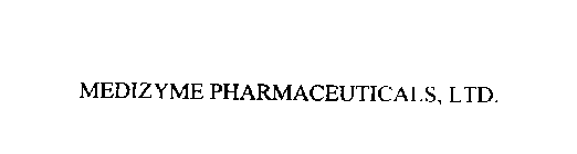 MEDIZYME PHARMACEUTICALS, LTD.