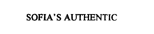 SOFIA'S AUTHENTIC