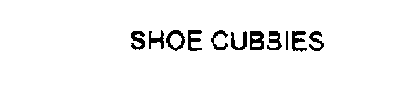 SHOE CUBBIES