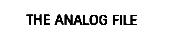 THE ANALOG FILE