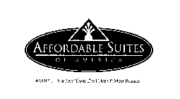 AFFORDABLE SUITES OF AMERICA A SUITE...FOR LESS THAN THE PRICE OF MOST ROOMS.
