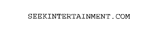 SEEKINTERTAINMENT.COM