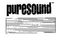 PURESOUND