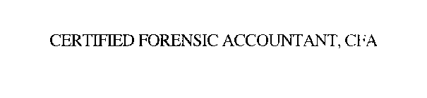 CERTIFIED FORENSIC ACCOUNTANT, CFA