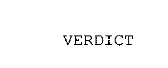 VERDICT