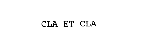 CLA ET CLA