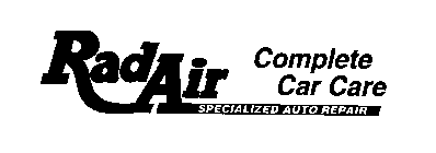 RADAIR COMPLETE CAR CARE SPECIALIZED AUTO REPAIR