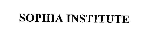 SOPHIA INSTITUTE