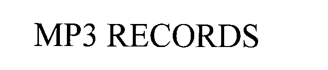 MP3 RECORDS