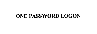 ONE PASSWORD LOGON