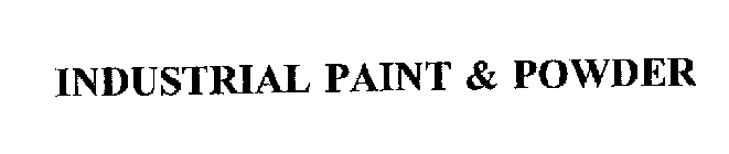 INDUSTRIAL PAINT & POWDER