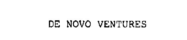DE NOVO VENTURES