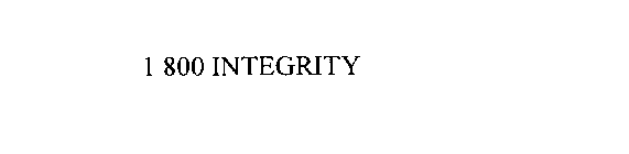 1 800 INTEGRITY