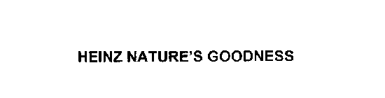 HEINZ NATURE'S GOODNESS