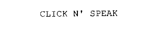 CLICK N' SPEAK