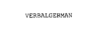 VERBALGERMAN