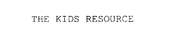 THE KID'S RESOURCE