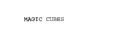 MAGIC CUBES