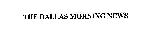 THE DALLAS MORNING NEWS