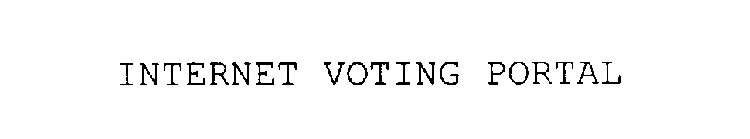 INTERNET VOTING PORTAL
