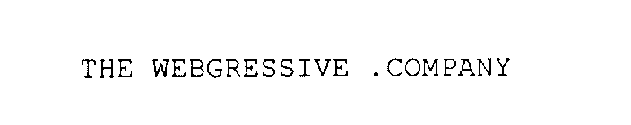 THE WEBGRESSIVE .COMPANY