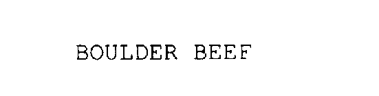 BOULDER BEEF