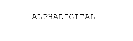 ALPHADIGITAL