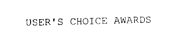 USER'S CHOICE AWARDS