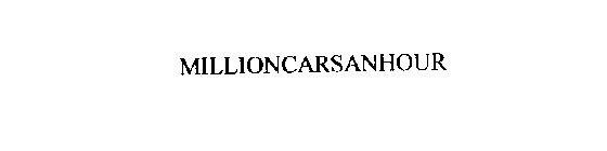 MILLIONCARSANHOUR