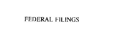 FEDERAL FILINGS