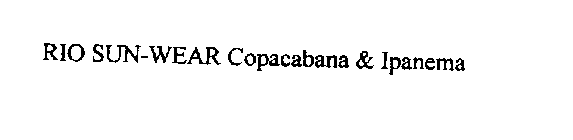 RIO SUN-WEAR COPACABANA & IPANEMA