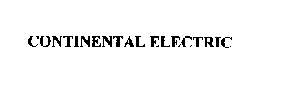 CONTINENTAL ELECTRIC