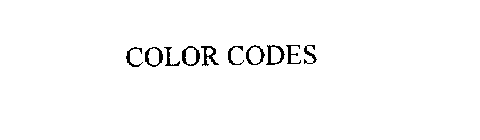 COLOR CODES