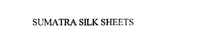 SUMATRA SILK SHEETS