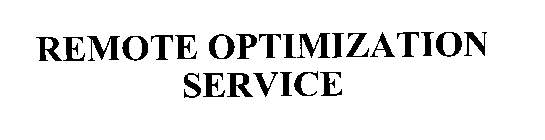 REMOTE OPTIMIZATION SERVICE