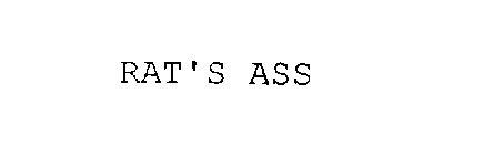 RAT'S ASS