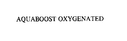 AQUABOOST OXYGENATED