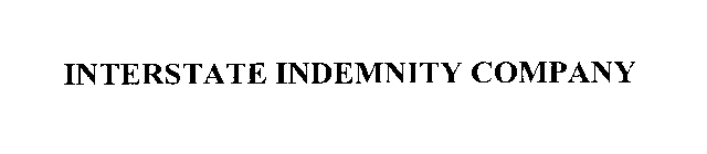 INTERSTATE INDEMNITY COMPANY