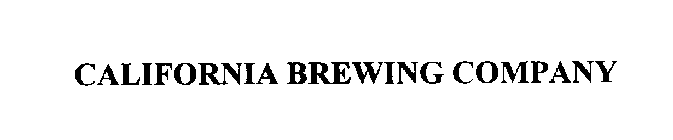 CALIFORNIA BREWING COMPANY