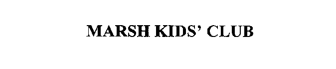 MARSH KIDS' CLUB