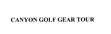 CANYON GOLF GEAR TOUR