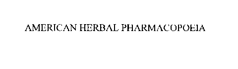 AMERICAN HERBAL PHARMACOPOEIA