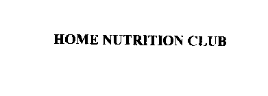 HOME NUTRITION CLUB